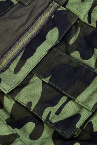 Neo Tools Terepmintás munkás rövidnadrág, CAMO, 60% pamut, 40% polyester, 255 g/m2, XS