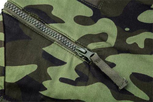 Neo Tools Terepmintás munkás rövidnadrág, CAMO, 60% pamut, 40% polyester, 255 g/m2, XS