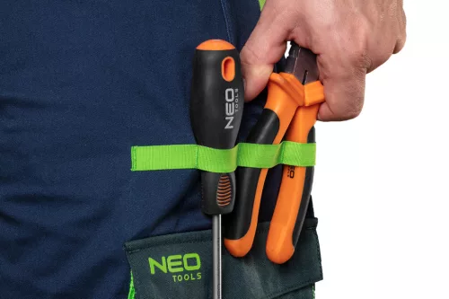 Neo Tools Munkás rövidnadrág övvel, Premium, 62% pamut, 35% polyester, 3% elasztán, M