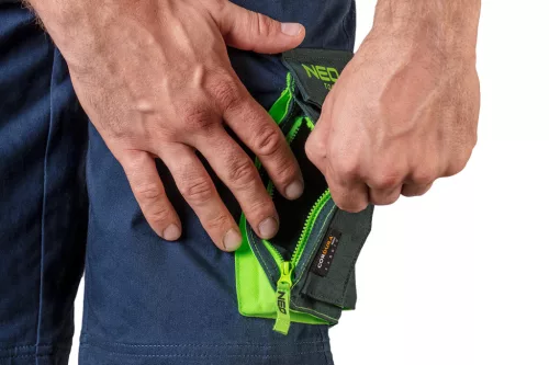 Neo Tools Munkás rövidnadrág övvel, Premium, 62% pamut, 35% polyester, 3% elasztán, M