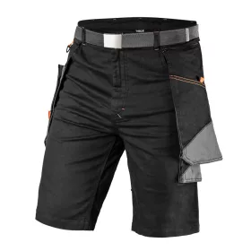   Neo Tools Karcsúsított(slim fit) munkás rövidnadrág, 60% pamut, 37% polyester, 3% elasztán, 285 g/m2, övvel, L