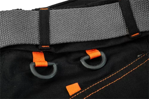 Neo Tools Karcsúsított(slim fit) munkás rövidnadrág, 60% pamut, 37% polyester, 3% elasztán, 285 g/m2, övvel, XS