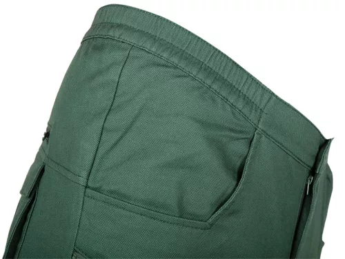 Neo Tools Munkásnadrág, Outdoor, zöld, 80% pamut, XL