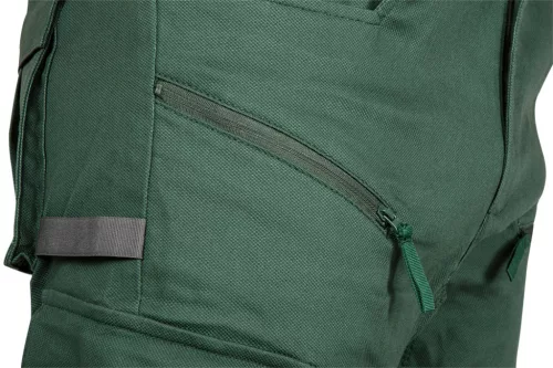 Neo Tools Munkásnadrág, Outdoor, zöld, 80% pamut, XXXL