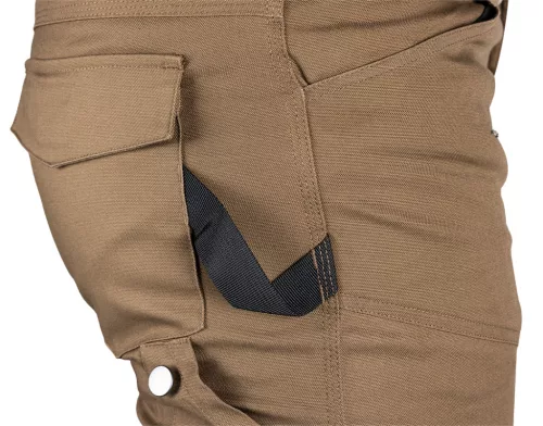 Neo Tools Munkásnadrág Mix&Match Canvas, 280g/m2, külső zsebek, fényvisszav. betétek, barna, S