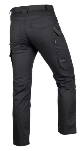 Neo Tools Munkásnadrág Mix&Match Canvas, 280g/m2, külső zsebek, fényvisszav. betétek, fekete, M