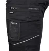Neo Tools Munkásnadrág Mix&Match Canvas, 280g/m2, külső zsebek, fényvisszav. betétek, fekete, XXL