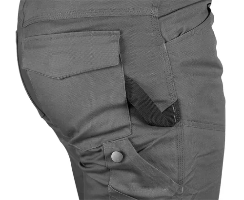 Neo Tools Munkásnadrág Mix&Match Canvas, 280g/m2, külső zsebek, fényvisszav. betétek, szürke, M