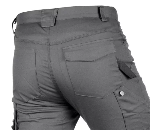 Neo Tools Munkásnadrág Mix&Match Canvas, 280g/m2, külső zsebek, fényvisszav. betétek, szürke, S