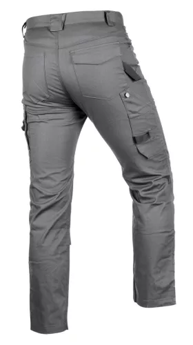 Neo Tools Munkásnadrág Mix&Match Canvas, 280g/m2, külső zsebek, fényvisszav. betétek, szürke, XS