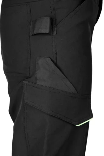 Neo Tools Munkásnadrág Mix&Match, 4 irányú sztreccs, 230g/m2, fekete-zöld, XXXL