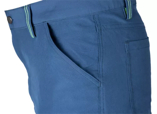 Neo Tools Munkásnadrág Mix&Match, 4 irányú sztreccs, 230g/m2, kék-zöld, XL