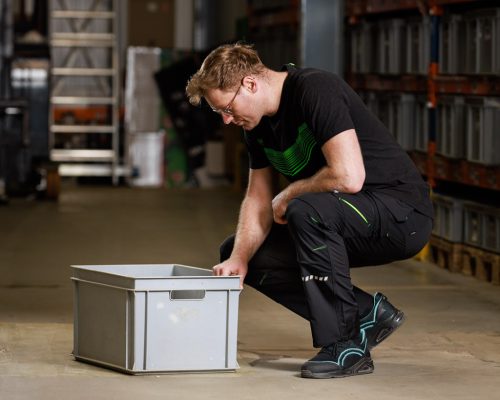 Neo Tools Munkásnadrág Mix&Match, 4 irányú sztreccs, 230g/m2, külső csavarzsebek, Cordura megerősítések, fekete, XXXL