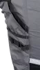 Neo Tools Munkásnadrág Mix&Match, 240g/m2, külső zsebek, profilozott térdbetét, fényvisszav. betétek, szürke-fek., M