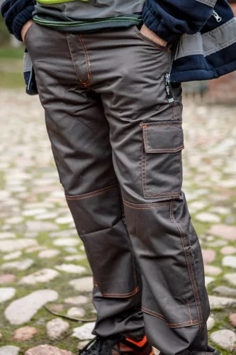 Neo Tools Munkásnadrág, Basic, L/52, 35% pamut, 65% polyester, 245 g/m2, többfunkciós zsebek, térdprotektor zseb, L