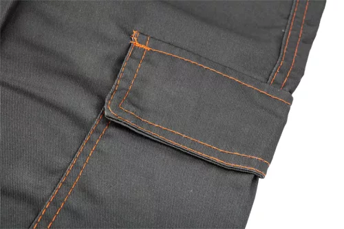Neo Tools Munkásnadrág, Basic, XL/56, 35% pamut, 65% polyester, 245 g/m2, többfunkciós zsebek, térdprotektor zseb, XL
