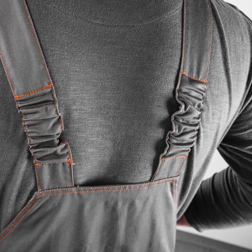 Neo Tools Kantáros munkásnadrág, Basic, S/48, 35% pamut, 65% polyester, 245 g/m2, térdprotektor zseb, S