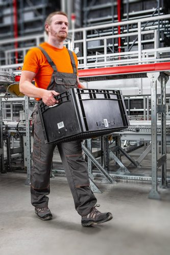 Neo Tools Kantáros munkásnadrág, Basic, XXL/58, 35% pamut, 65% polyester, 245 g/m2, térdprotektor zseb, XXL