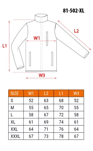 Neo Tools Polár munkavédelmi kabát, tengerészkék, XL