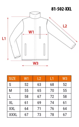 Neo Tools Polár munkavédelmi kabát, tengerészkék, XXXL