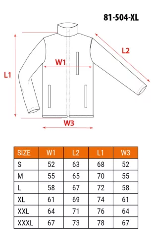 Neo Tools Polár munkavédelmi kabát, zöld, XL