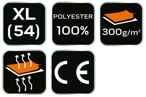 Neo Tools Polár munkavédelmi kabát, zöld, XL