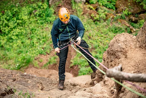 Neo Tools Polár munkavédelmi kabát, Premium, kék, Cordura megerősítésekkel, XXXL