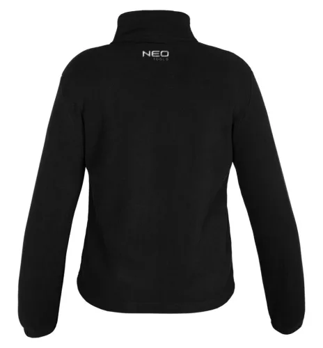 Neo Tools Polár munkavédelmi kabát, gyapjú hatású, Basic, fekete, XL