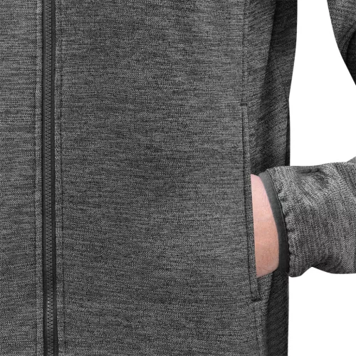 Neo Tools Munkavédelmi pulóver, Outdoor, cippzáras, szürke, XL