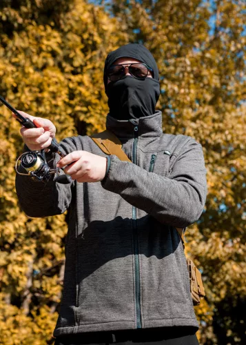 Neo Tools Munkavédelmi pulóver, Outdoor, cippzáras, szürke, XXL