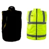 Neo Tools Kifordítható láthatósági munkavédelmi mellény, L