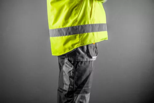 Neo Tools Kifordítható láthatósági munkavédelmi mellény, L