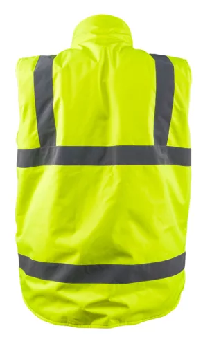 Neo Tools Kifordítható láthatósági munkavédelmi mellény, L