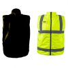 Neo Tools Kifordítható láthatósági munkavédelmi mellény, XL