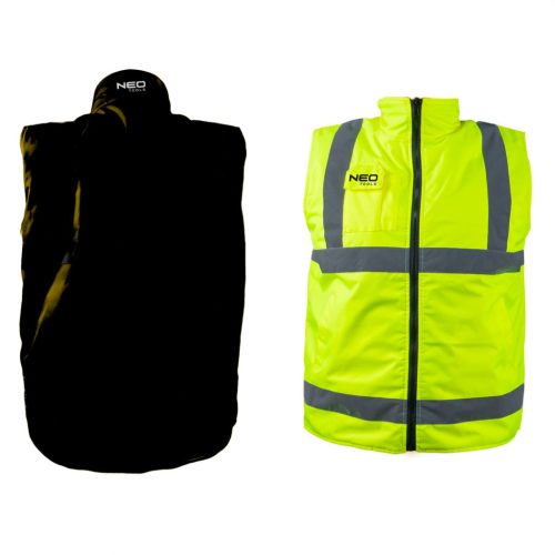 Neo Tools Kifordítható láthatósági munkavédelmi mellény, XXXL