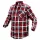 Neo Tools Flanel munkaing, piros-fekete-fehér, 100% pamut, XL