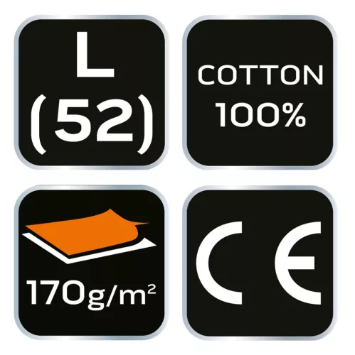 Neo Tools Flanel munkaing, zöld-fekete, 100% pamut, L