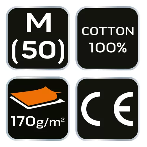 Neo Tools Flanel munkaing, zöld-fekete, 100% pamut, M