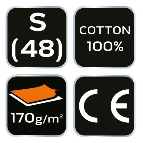 Neo Tools Flanel munkaing, zöld-fekete, 100% pamut, S