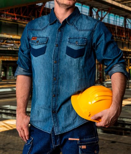 Neo Tools Farmer munkaing, Denim, 100% pamut, S