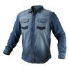 Neo Tools Farmer munkaing, Denim, 100% pamut, XXL