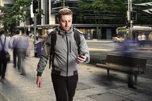 Neo Tools Softshell munkavédelmi kabát, levehető kapucnival, XXL