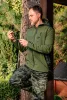 Neo Tools Terepmintás softshell munkavédelmi kabát, víz- és szélálló, kapucni, CAMO, vízáll: 5000mm, S