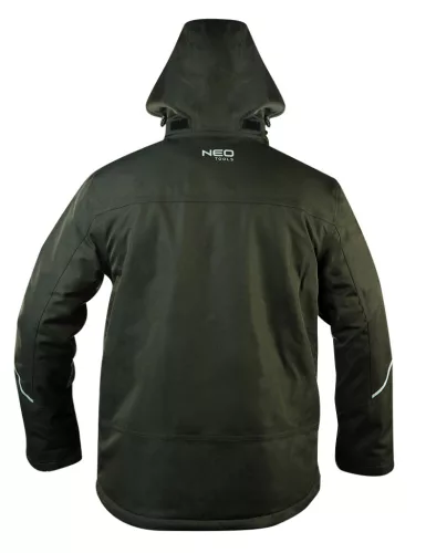 Neo Tools Téli munkavédelmi kabát, olíva, CAMO, L