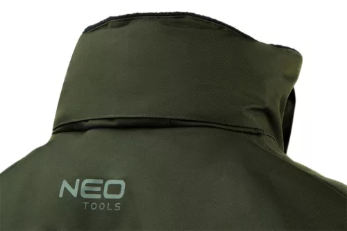 Neo Tools Téli munkavédelmi kabát, olíva, CAMO, XL