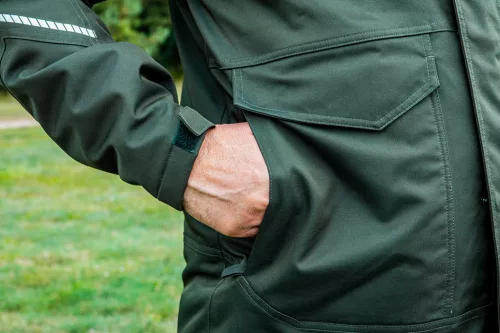 Neo Tools Téli munkavédelmi kabát, olíva, CAMO, XXL