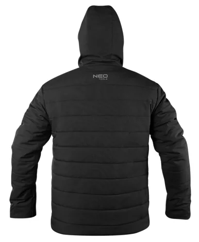 Neo Tools Téli munkavédelmi kabát, fekete, L