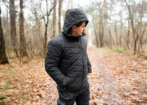 Neo Tools Téli munkavédelmi kabát, fekete, S