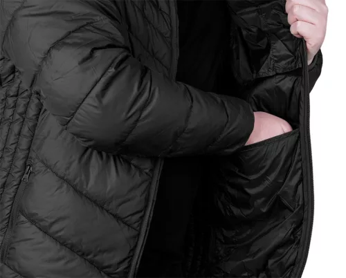 Neo Tools Téli munkavédelmi kabát, Mix&Match, steppelt-szigetelt anyag, könnyű, fekete, M