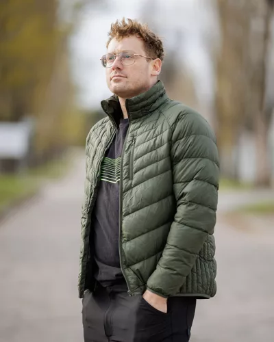 Neo Tools Téli munkavédelmi kabát, Mix&Match, steppelt-szigetelt anyag, könnyű, zöld-fekete, XXXL